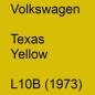 Preview: Volkswagen, Texas Yellow, L10B (1973).